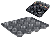 Forma blacha do pieczenia nieprzywieralna IDEAL na 16 muffinek babeczek