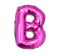 #BFK Balon foliowy "Litera B", różowa, 35 cm KK