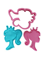 Foremka do ciasteczek i pierników Barbie w koronie WZ. iI