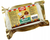 Masa cukrowa uniwersalna do obkładania i prostych dekoracji BIAŁA 250g Slado