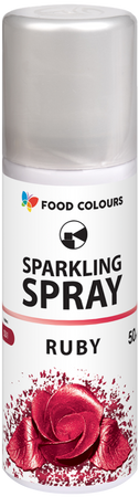 Barwnik w sprayu RUBINOWY 50 ml SPARKLING SPRAY