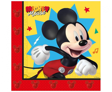 #ZSE Serwetki papierowe Mickey Jump Into Fun, 33x33 cm, 20 szt.