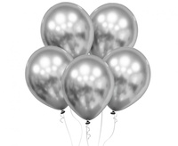 #BL Balony Decomex 18", luster Silver, 25 szt.