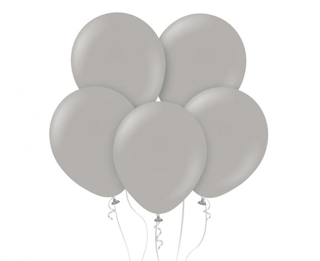 #BL Balony Beauty&Charm, pastelowe szare 12"/ 50 szt.