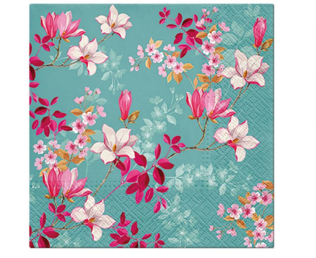 #ZSE Serwetki papierowe PAW wzorzyste Magnolia 33x33 cm / 20 szt.