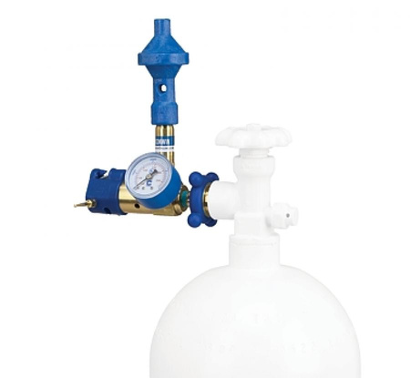 #HO Reduktor Push 60/40, mieszający 40% powietrza, z manometrem, igłą i nożykiem  (WP 200bar)