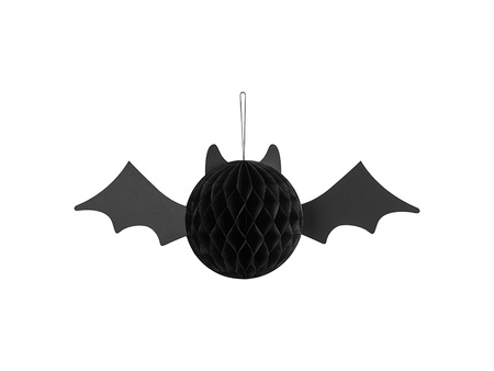 Dekoracja papierowa honeycomb Króliczek, żółty, 30 cm