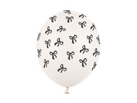 Balony 30 cm, Kokardki, Pastel Off-white (1 op. / 50 szt.)