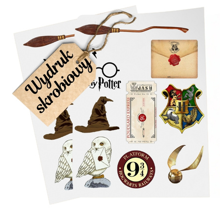 Wydruk jadalny opłatek na tort HARRY POTTER A4 WZ. II