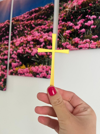 Decor topper na bok tortu KRZYŻ wz.VII