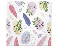 #ZSE Serwetki papierowe PAW Easter Feather 33x33 cm / 20 szt.