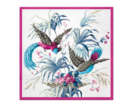 #ZSE Serwetki papierowe PAW Birds of Eden 33x33 cm / 20 szt.