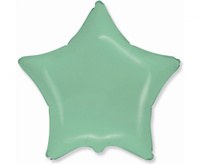 #BFK Balon foliowy 18" FX - Gwiazda (pastel miętowy), niepakowany