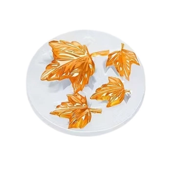 Forma silikonowa do dekoracji masy cukrowej czekolady LIŚCIE LISTKI