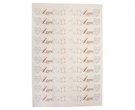 #DEI Flagi do rurek To have and to hold - Love, 30 szt.