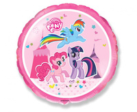 #BFK Balon foliowy 18" FX - Little Pony (okragły), niepakowany