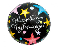 #BFK Balon foliowy Wszystkiego Najlepszego, 18" AA