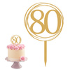Topper na tort PERSONALIZOWANY LICZBA URODZINY ROCZNCIA WZ.I