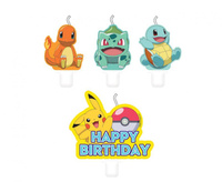 #SU Świeczki Pokemon, 4 szt.