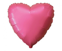 #BFK Balon foliowy 18" FX - Serce (pastel czerwony), pakowany