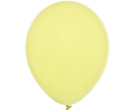 #BL Balony Decomex 9", pastel Yellowish, 100 szt.