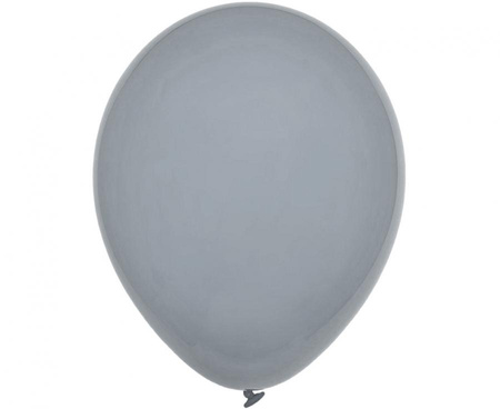 #BL Balony Decomex 9", pastel Grey, 100 szt.