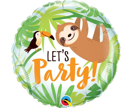#BFK Balon foliowy 18" QL RND Let's party KK