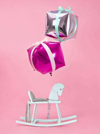 Balon foliowy Cyfra ''1'', 35cm, różowe złoto