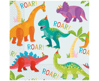 #ZSE Serwetki papierowe 33X33 cm DECORATA PARTY DINO PARTY  FSC, 20 szt.