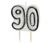 #SC32 Świeczka piker Glitz 90, czarna