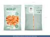 Balony Eco 30cm pastelowe, pomarańczowy (1 op. / 100 szt.)
