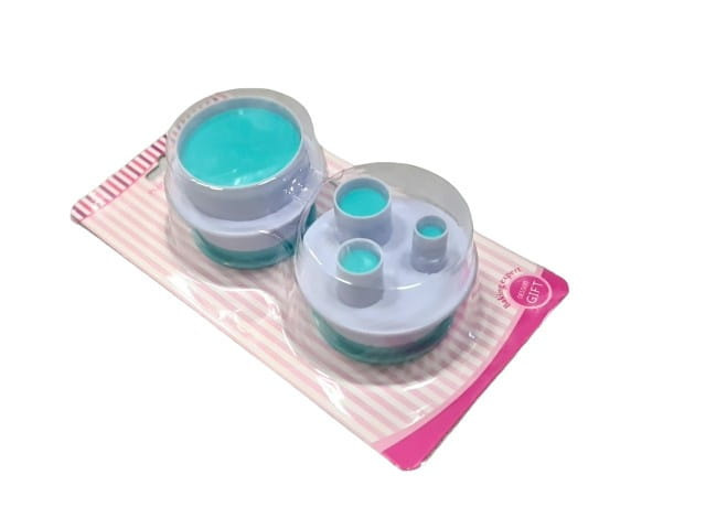 Zestaw foremek kółek z tłoczkiem – komplet gotowy do przechowywania i częstego użytkowania