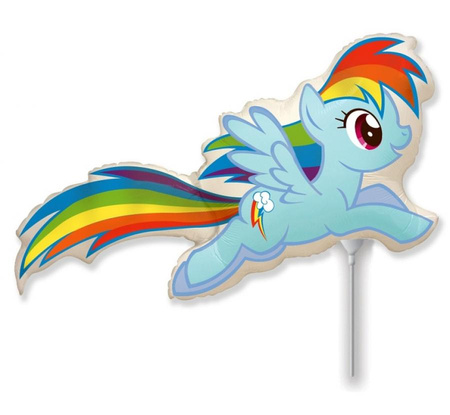 #BFK Balon foliowy 14" FX - Kucyki My Little Pony: Rainbow Dash, niepakowany