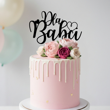 Topper na tort bento cake DLA BABCI DZIEŃ BABCI WZ.I
