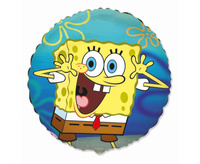 #BFK Balon foliowy 18" FX - Spongebob, pakowany