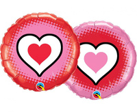 #BFK Balon foliowy 18" QL CIR - Only Hearts KK