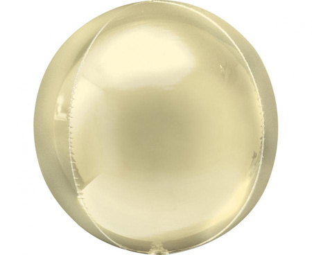 #BFK Balon foliowy ORBZ - Kula pastelowa żółta
