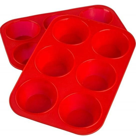 Forma silikonowa do muffinek monoporcji 6 gniazd