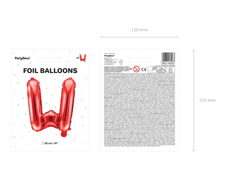 Balon foliowy Nietoperz, 80x52cm