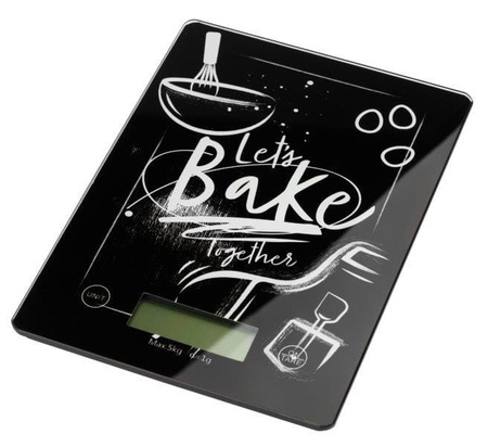 Waga kuchenna elektryczna czarna Galicja