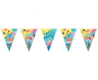 #DEGI Girlanda papierowa Summer - Let''s party (beach), flagi, 270 cm KK