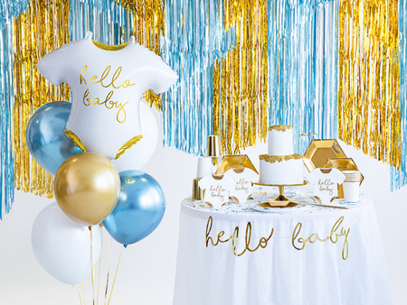 Baner Little Star - Hello Baby, złoty, 18x70cm