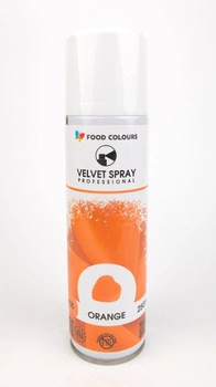 Zamsz w sprayu POMARAŃCZOWY 250 ml Food Colours