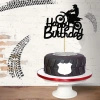 Topper na tort HAPPY BIRTHDAY MOTOCYKL MOTOR
