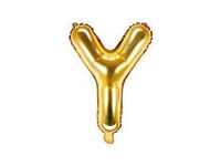 Balon foliowy Litera ''Y'', 35cm, złoty