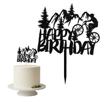 Topper na tort DLA ROWERZYSTY ROWER GÓRY ROWER GÓSKI