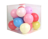 #BAI Pudełko na balony (transparentne) 1 szt. 30x30x30 cm