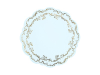 Podkładki pod talerze Ornament, błękitny, śr. 35.5 cm (1 op. / 6 szt.)