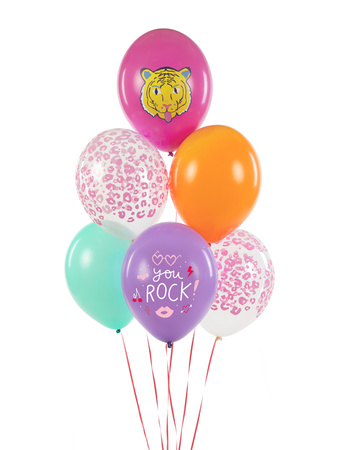 Balony 30 cm, You Rock, mix (1 op. / 50 szt.)