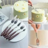 Zestaw 5 szt. spatuł do dekorowania kremem